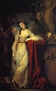 Sir Joshua Reynolds British actress oil painting